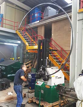 Rolado CNC de perfiles Rolado de perfiles